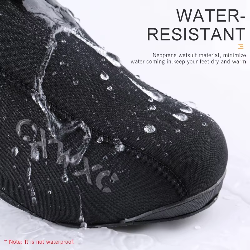 CXWXC Couvre-chaussures de cyclisme imperméables et chauds, couvre-chaussures de cyclisme résistants à la pluie pour VTT, vélo de route, couvre-chaussures d'hiver, protection pour bottes
