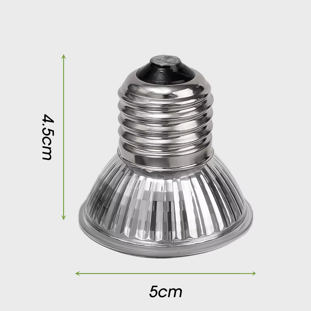 Lampe chauffante pour reptile, ampoule non remboursable, tortue se prélasser, favorise la croissance des animaux de compagnie, lampe solaire pour amphibiens, haute qualité, 25 W, 50 W, 75W, 5 pièces, 