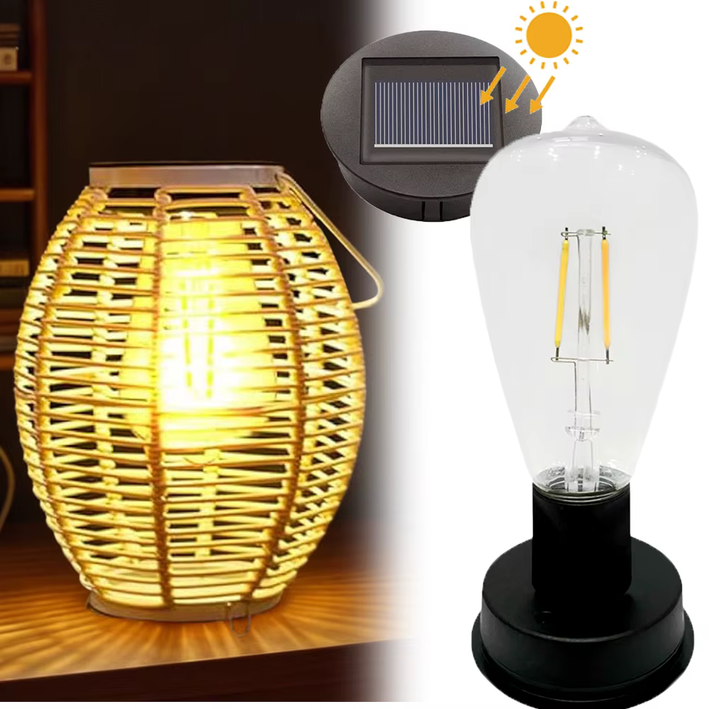 Lampe solaire incassable avec base