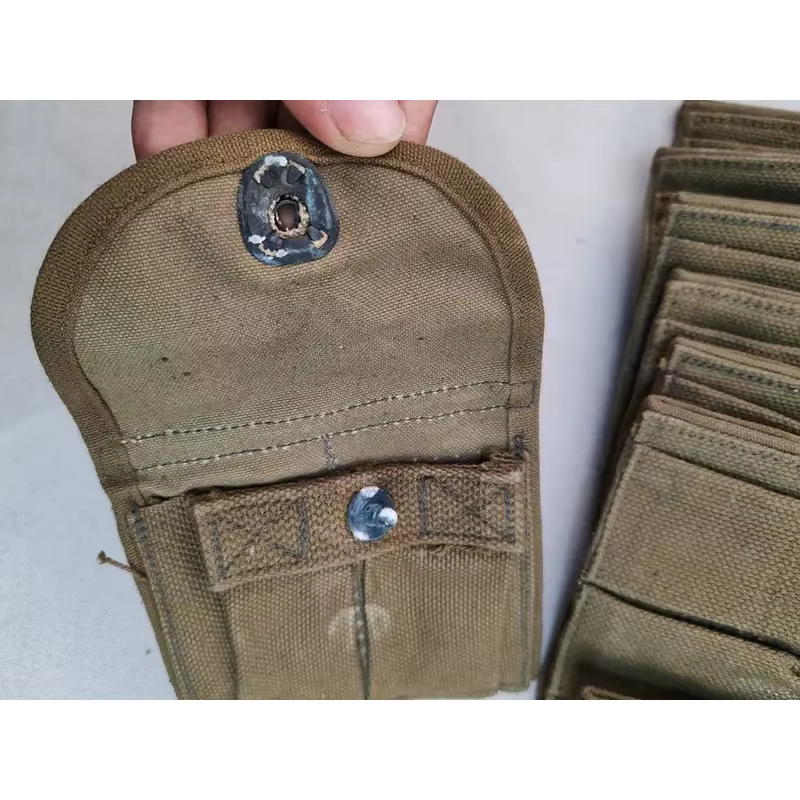 10PCS GENUINE ORIGINAL WW2 US M1 M2 CARBINE Magazine Pouch Bag Cover MILITARY SURPLUS