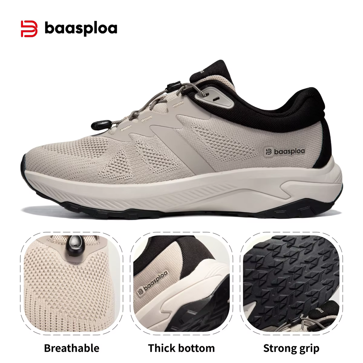 Baasploa – chaussures de randonnée pour hommes