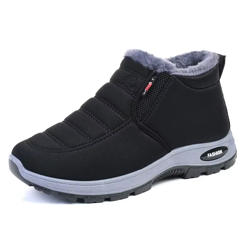Hiver 2025 nouvelles chaussures en coton pour hommes et femmes avec velours épais et bottes de neige chaudes bottes courtes coupe-vent pour couple anti-dérapant