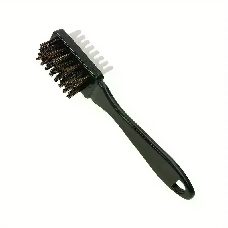 Kit de brosse de nettoyage pour chaussures 2 en 1 à double extrémité avec gomme - Plastique durable pour bottes en daim