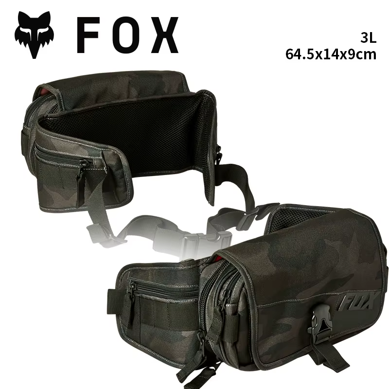 Sac banane standard FOX de 2 L avec deux porte-bouteilles pour VTT et motocross