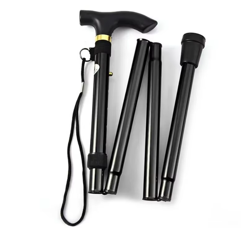 Bâton de marche multifonction bâtons de Trekking béquilles pliantes télescopiques