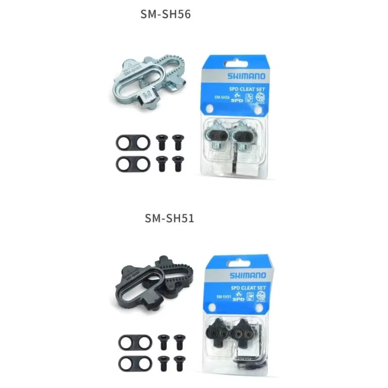 Crampons de vélo de montagne Shimano MTB, crampons de pédale SPD SM SH51 SH56