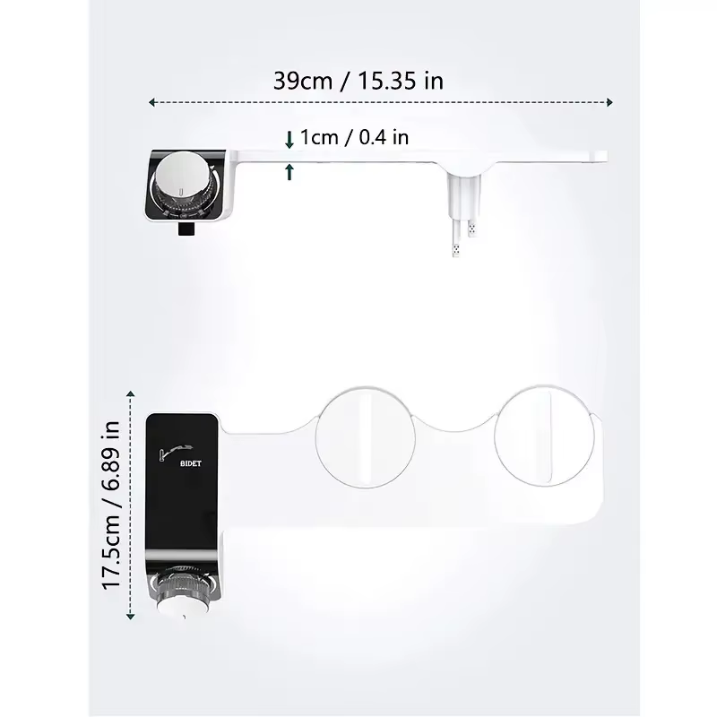 1 ensemble de Bidet Portable pour femmes, fixation de toilette autonettoyante avec pulvérisateur Non électrique, accessoires hygiéniques de salle de bains