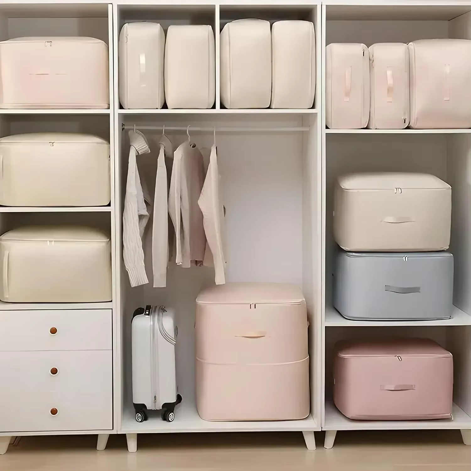 1 sac de compression grand format pour couettes et vêtements