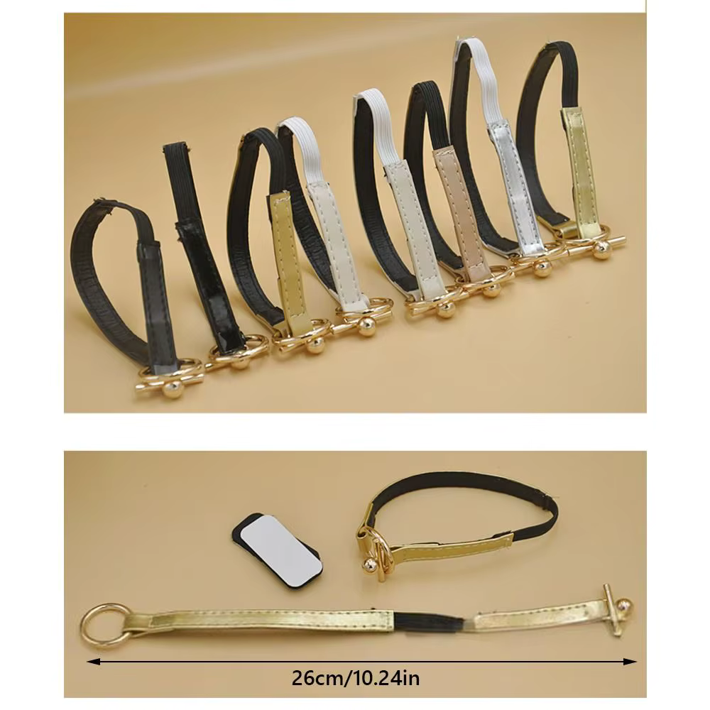 Sangles de chaussures détachables avec boucle pour maintenir les talons lâches, ceinture antidérapante pour escarpins, bande élastique pour la cheville
