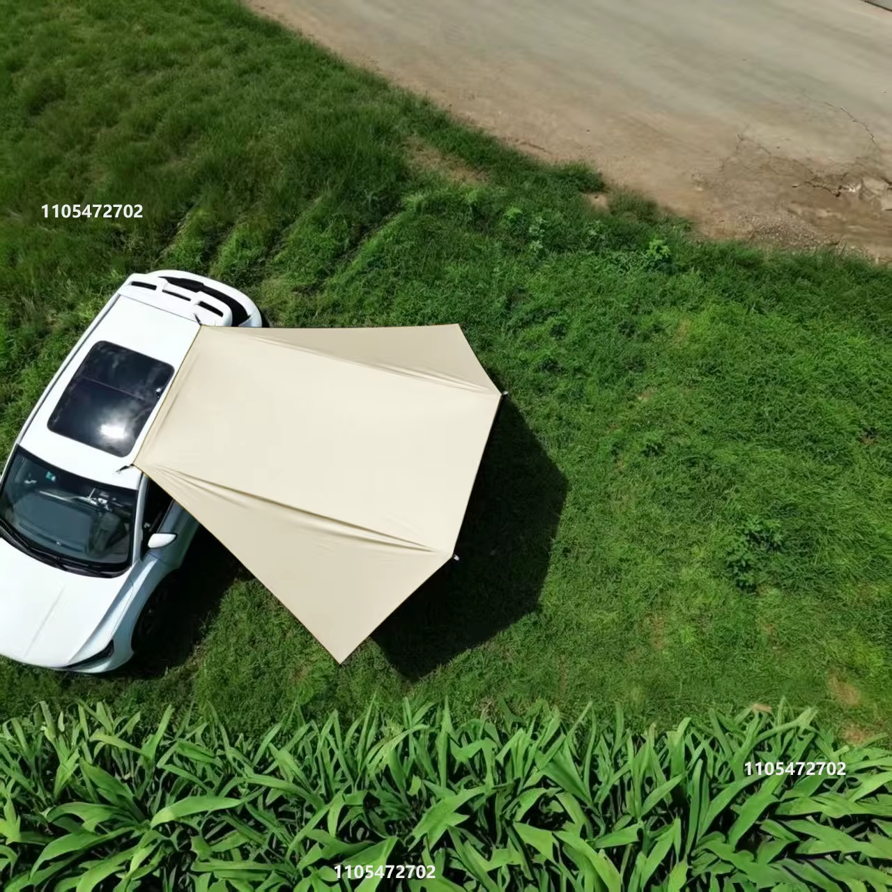 Tente Pare-Soleil Latérale pour Voiture en Forme de Chauve-Souris