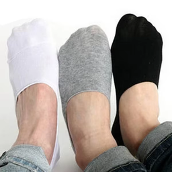 5 paires de chaussettes bateau en coton pour hommes, antidérapantes, en Silicone, invisibles, respirantes, pantoufles de cheville, chaussettes de sport, été et automne