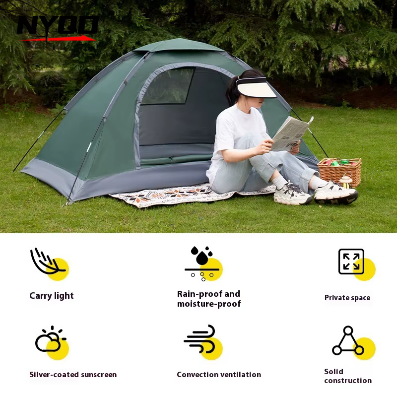 Tente de camping ultralégère pour une personne
