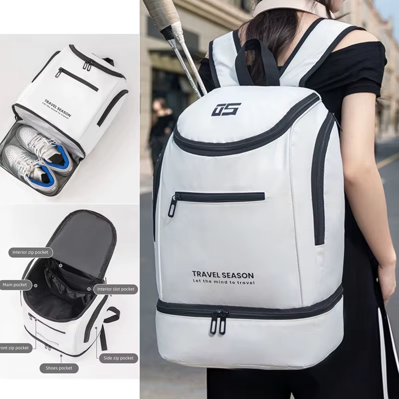 Sac à dos d'escalade en plein air avec poche pour chaussures