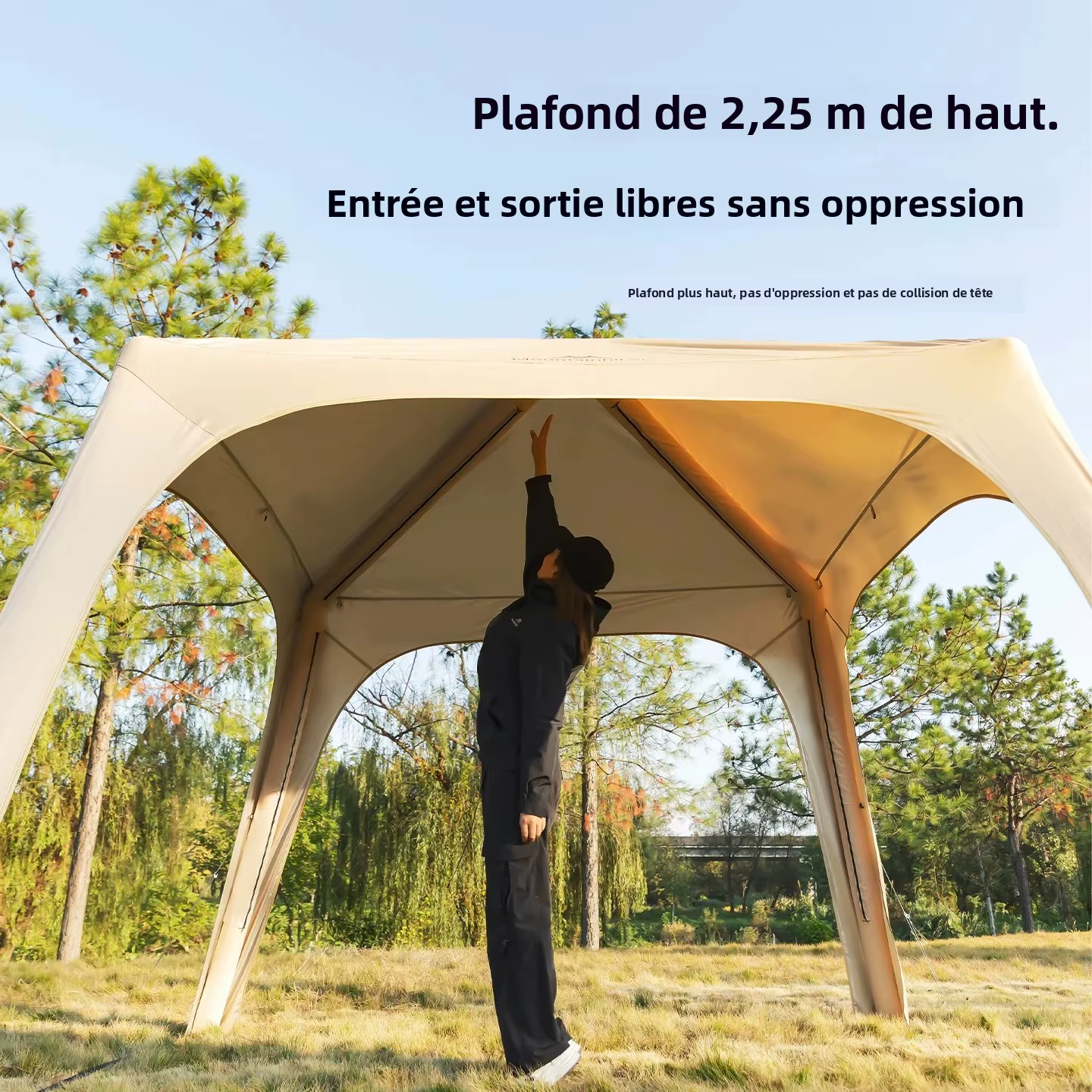 Tente de camping gonflable