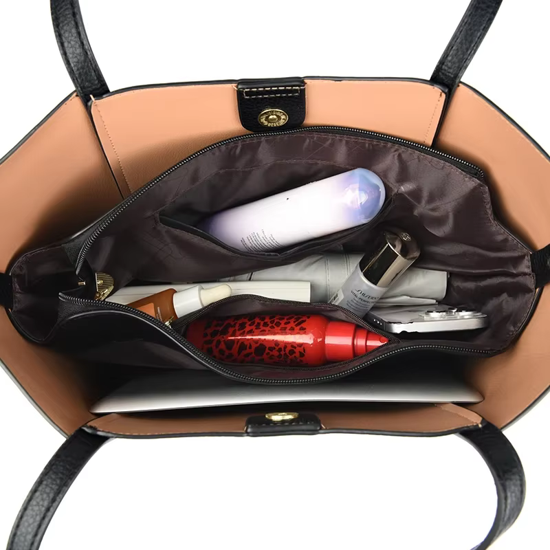 Sac à Main en Cuir de Styliste de Luxe pour Femme, Fourre-Tout à Bandoulière, de Grande Qualité, de Marque