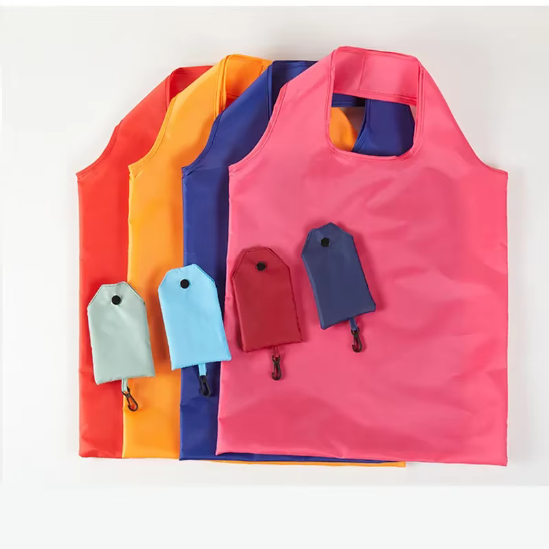 Sac à provisions portable coloré pour femmes et filles, sac à main fourre-tout réutilisable, sac de rangement pliable pour grillades et fruits