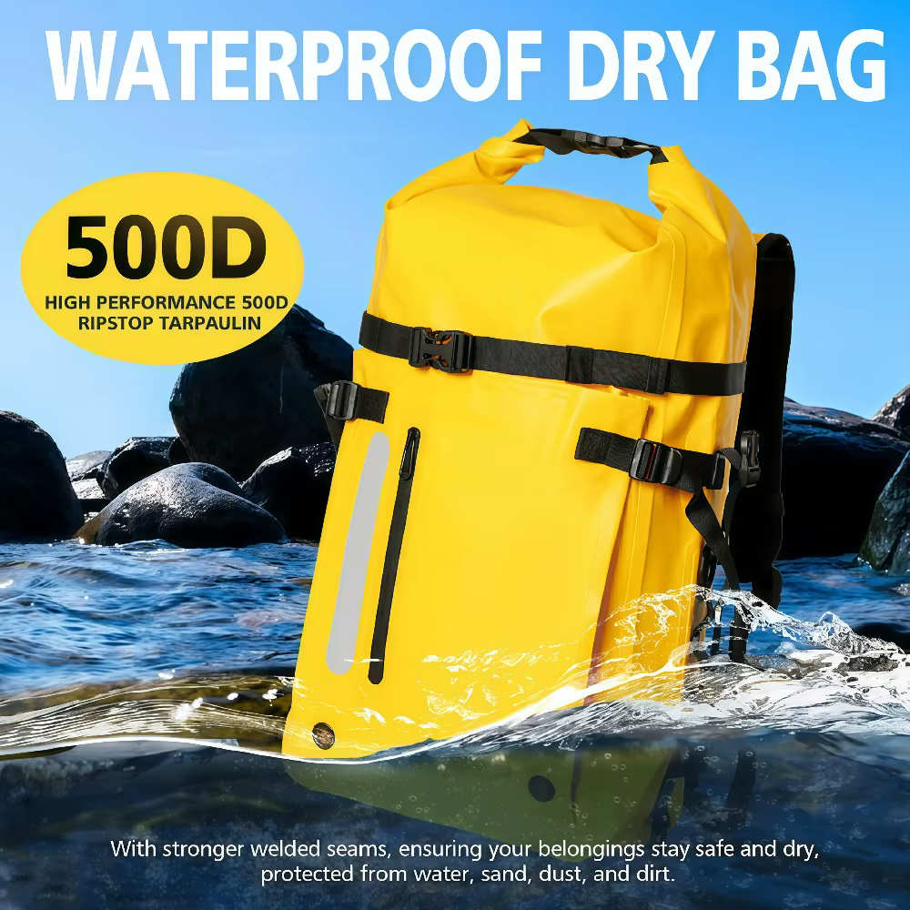 Sac à dos étanche 30L, sac de randonnée robuste