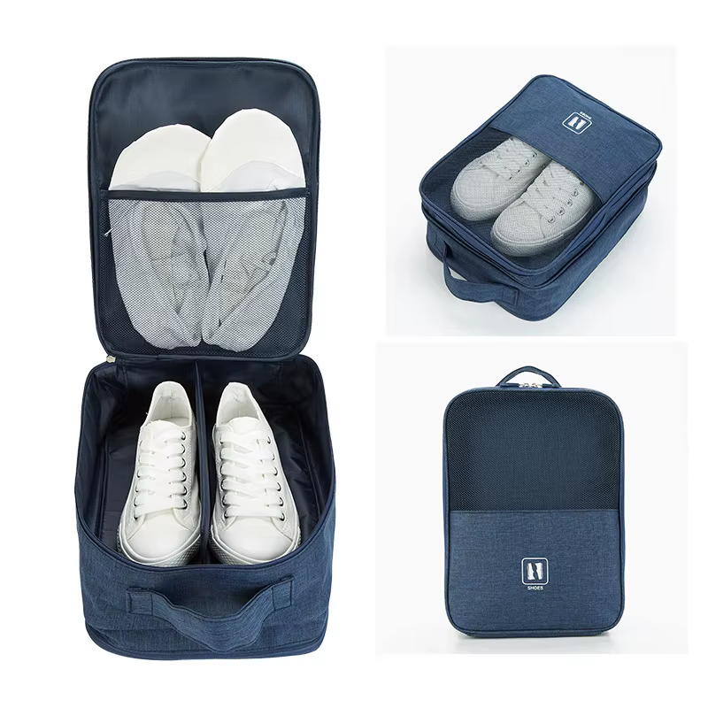 Sac à chaussures Portable pochette de rangement de voyage organisateurs bagages vêtements valise de rangement de maquillage sac de rangement de chaussures de voyage pochette de tri