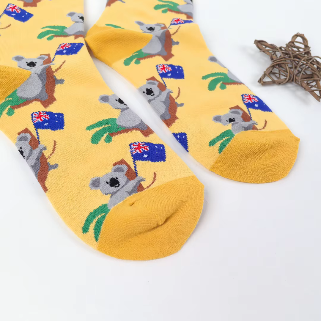 1 paire de chaussettes mi-mollet pour femmes