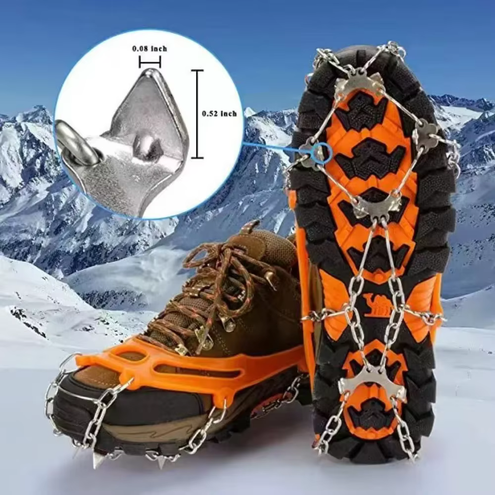 Hiver randonnée en plein air escalade neige pointes Crampons