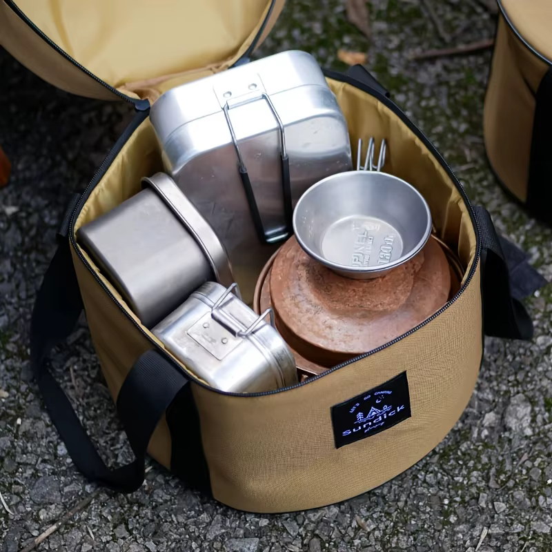 Sac de rangement rembourré pour ustensiles de camping 9L/14L