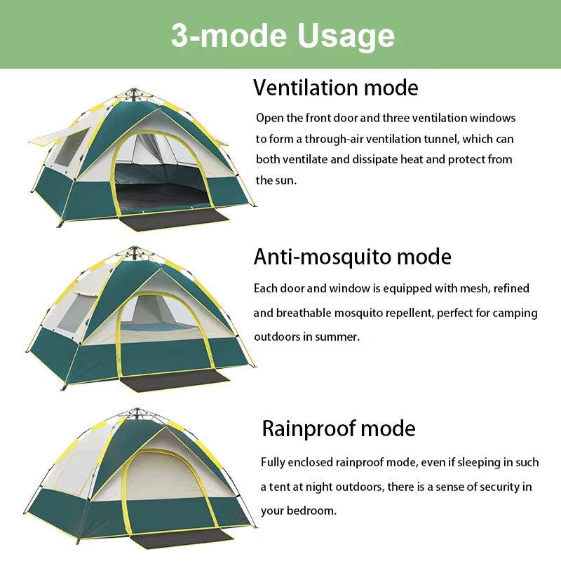 Tente de camping entièrement automatique