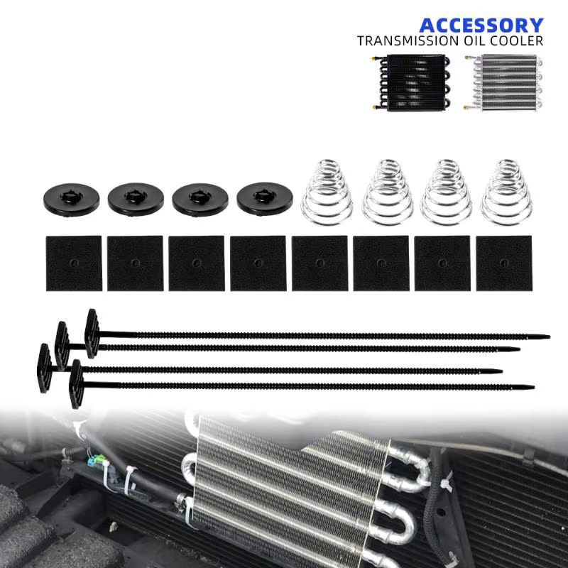 Accessoires pour ventilateur de radiateur de climatisation automobile : Kit de fixation avec serre-câbles, attaches, languettes et ressorts