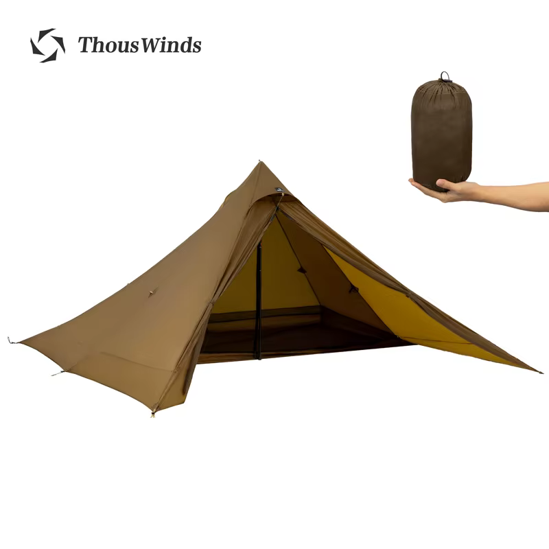 Thous Winds – tente de Camping pyramidale pour 1 à 2 personnes