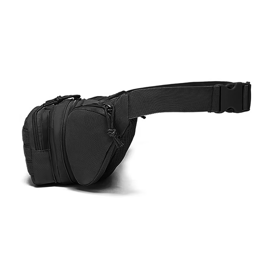 Sac banane léger pour sports de plein air, multifonctionnel, pour course à pied, randonnée, sac bandoulière pour téléphone portable, en tissu Oxford imperméable, camouflage