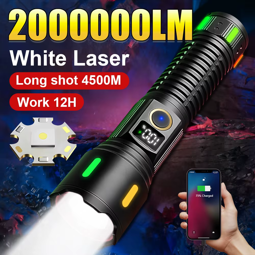 Lampes de poche Super puissantes 2000000LM