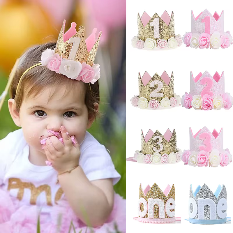 Chapeau de décoration pour fête d'anniversaire 1 an