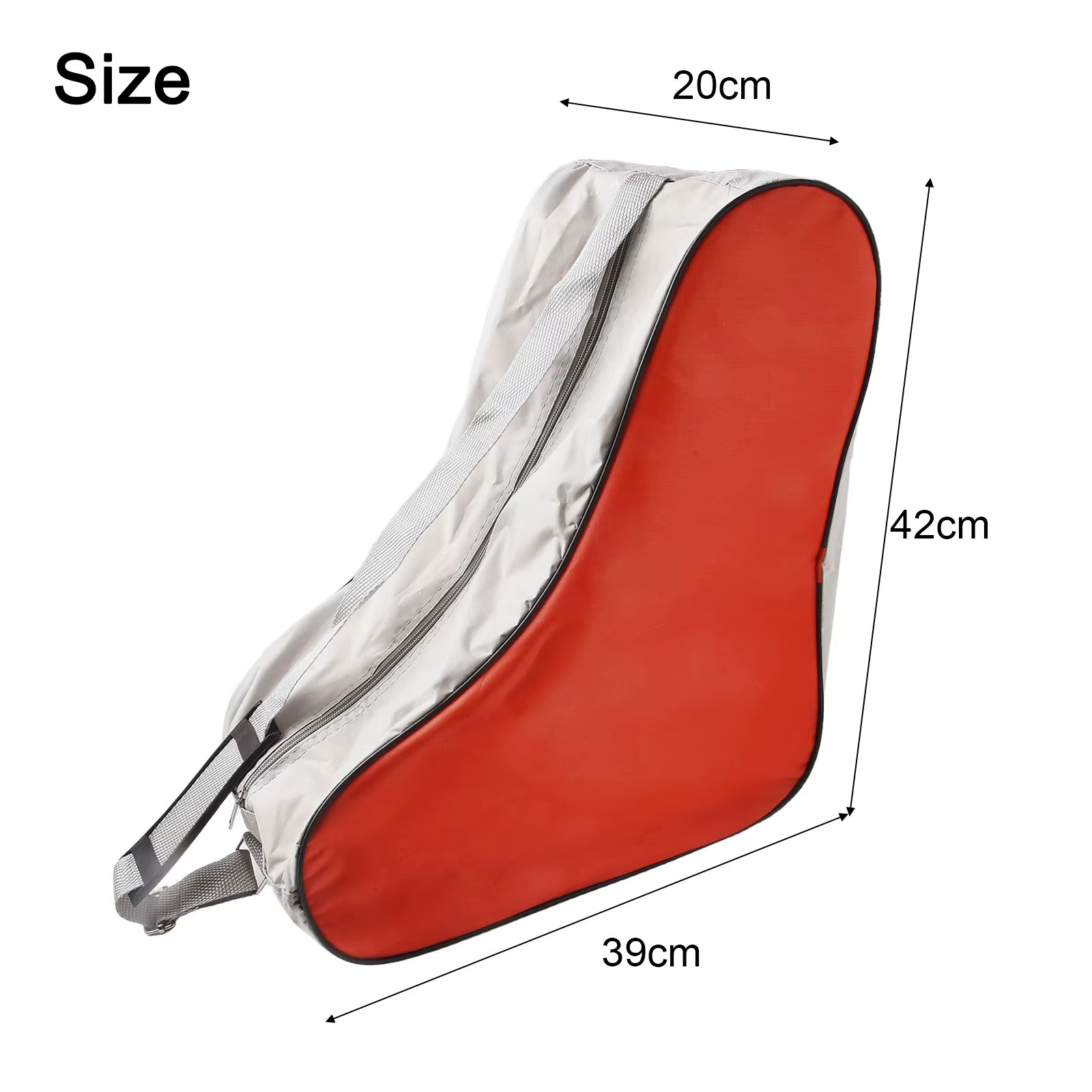 Sac à patins à roulettes portable, sac de patinage sur glace, grande capacité, étanche, sac de rangement pour patins, sac pour chaussures de patinage, 1 pièce