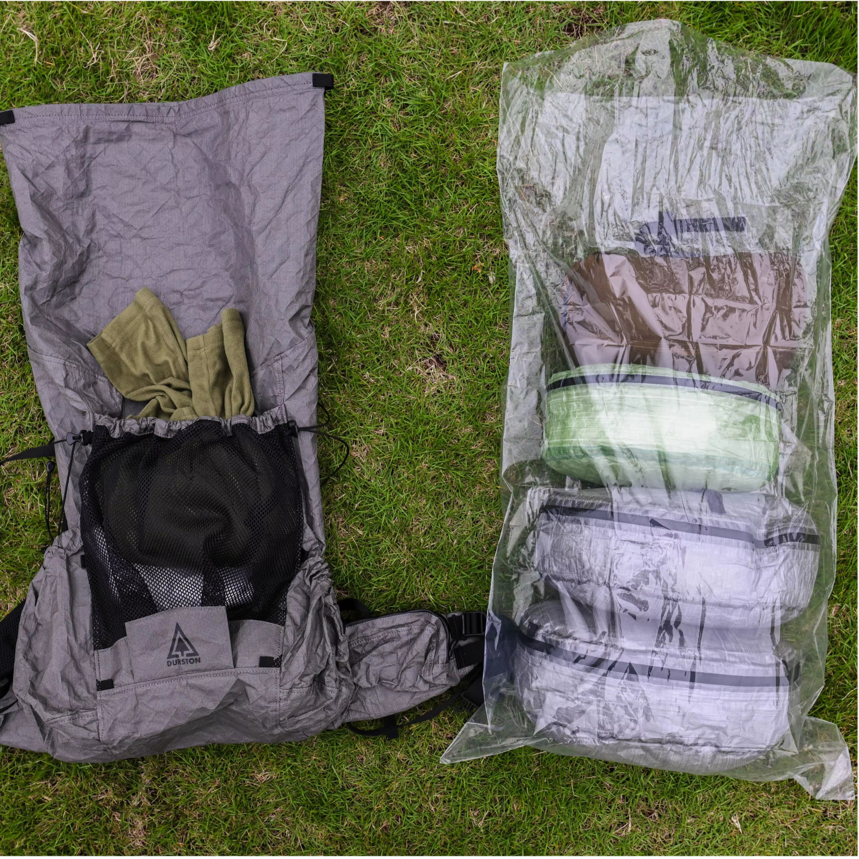 Sac à dos doublé d'emballage ultraléger 14g