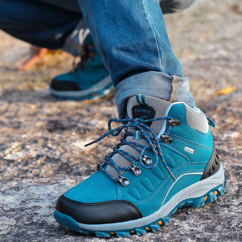 HIKEUP – chaussures montantes en cuir suédé pour homme et femme