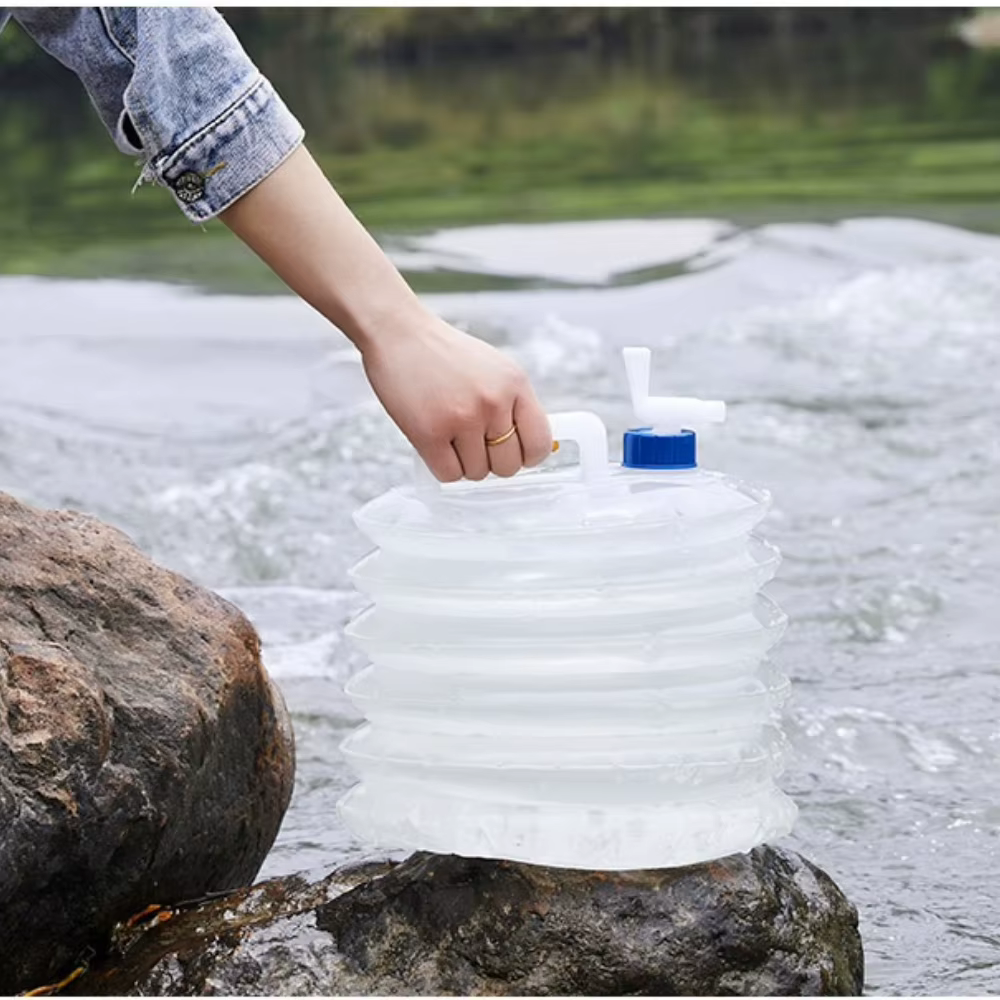 Seau pliable portable d'extérieur 3L