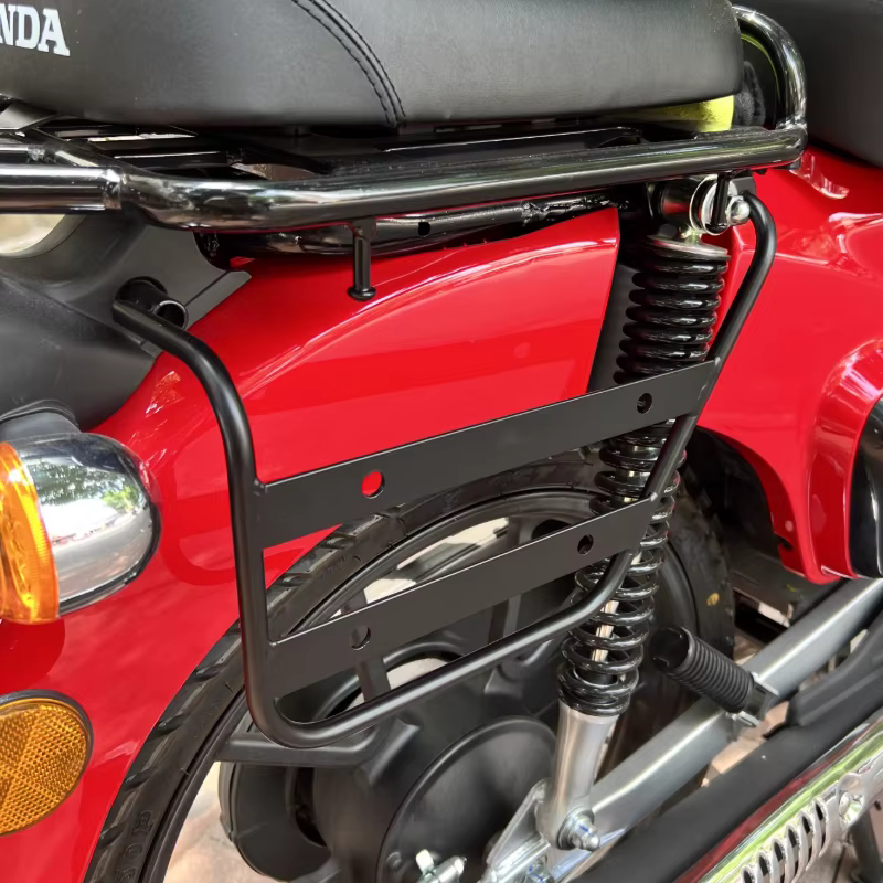 CC 110 accessoires de moto pour Honda Cross Cub CC110 support de sac latéral support de bagages support de montage Anti-friction rétro noir