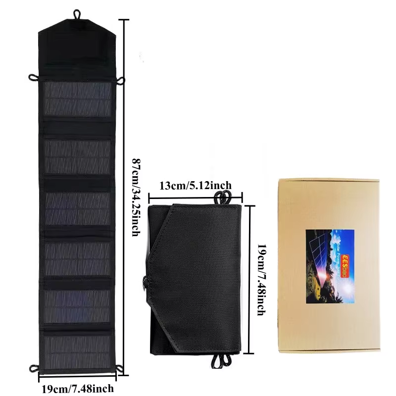 Sac à dos d'urgence avec alimentation solaire extérieure