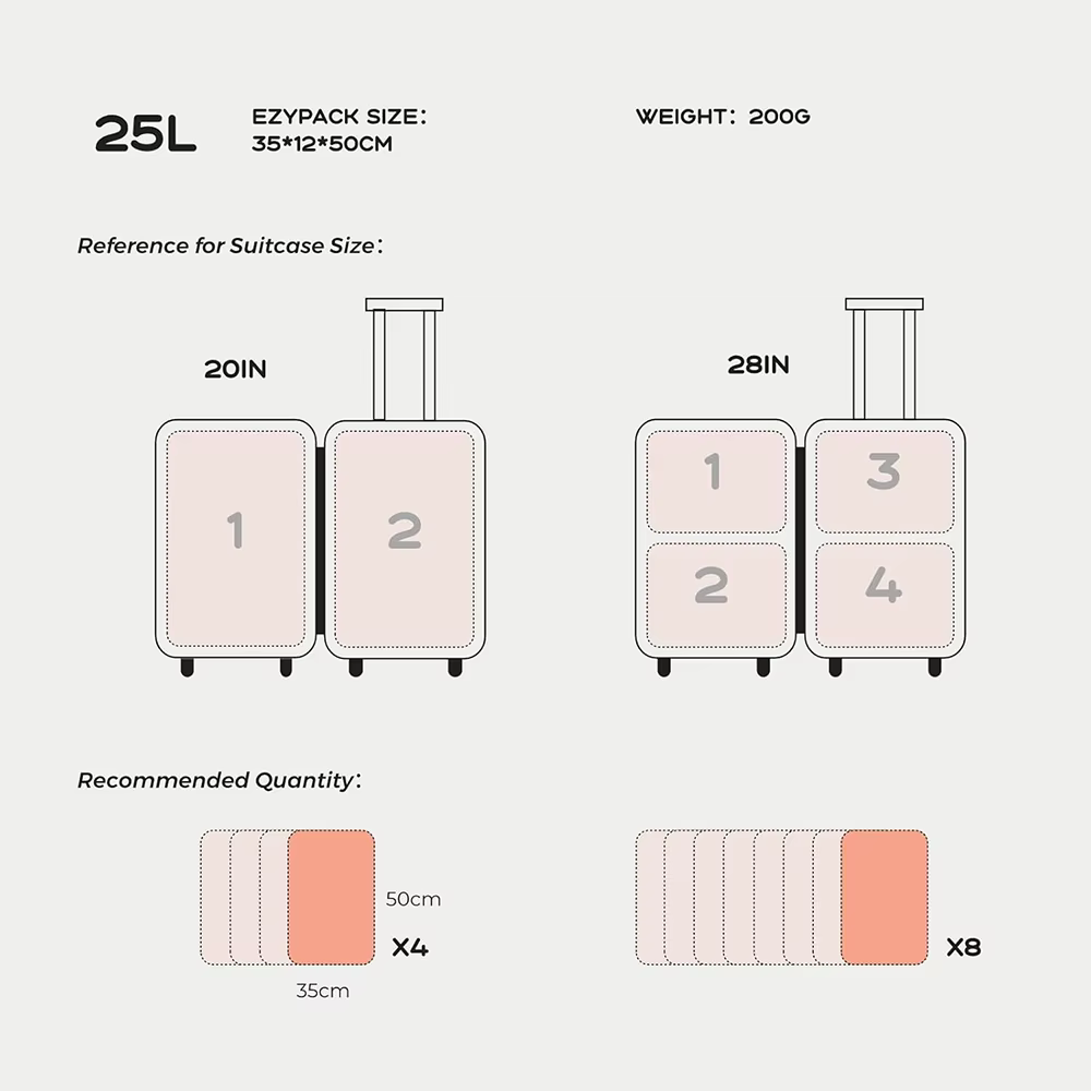 FLEXTAIL X VOLLYC EZYPACK - Sac de conservation sous vide 25 L