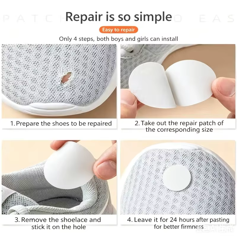 6 patchs de réparation pour chaussures de sport, patchs anti-usure, patchs de réparation pour semelles intérieures, patchs auto-adhésifs pour l'intérieur des talons hauts