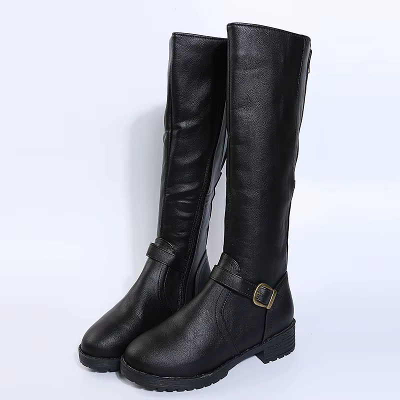 Femmes genou bottes hautes plate-forme