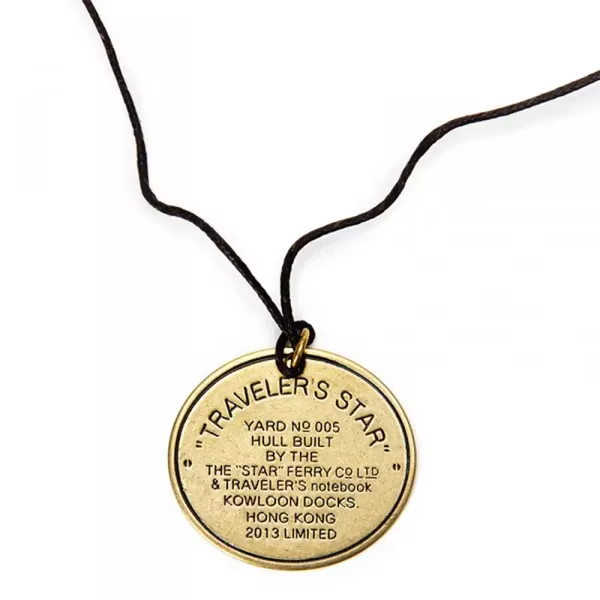 Pendentif étoile de ferry vintage Fromthenon pour carnet de voyage