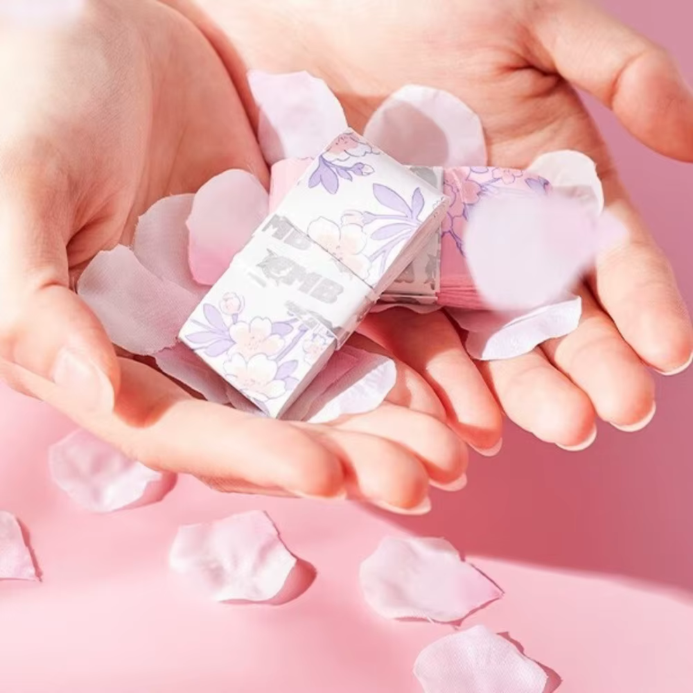 Bande antidérapante pour poignée de Badminton, 2 pièces, absorbant les chocs, Absorption de la sueur, bandeau pour raquette, motif Sakura, surgrips de Tennis