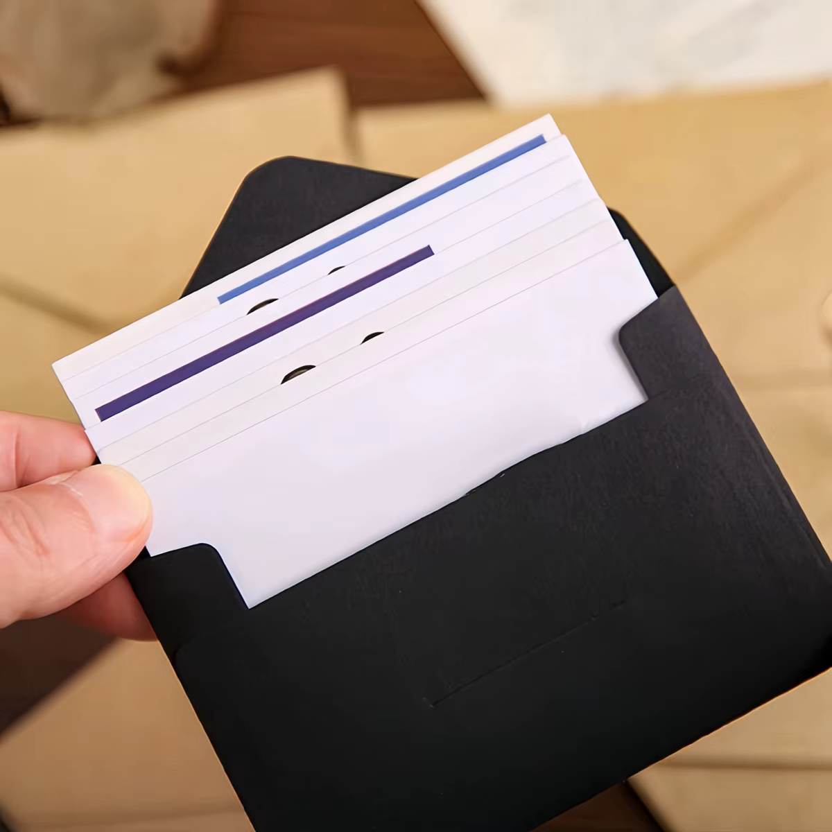 20 mini-enveloppes Kraft marron pour cartes-cadeaux et cartes de visite, 3 couleurs classiques, 4 x 2,8 pouces