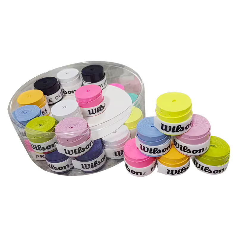 30 Pièces de surpoignées Wilson originales antidérapantes pour raquettes de tennis