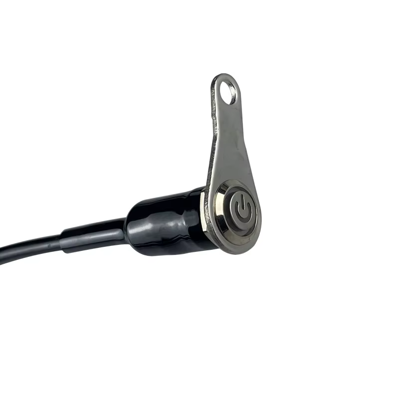 LED interrupteur marche + arrêt guidon montage en alliage d'aluminium étanche 12V antibrouillard lampes moto klaxon bouton poussoir interrupteur