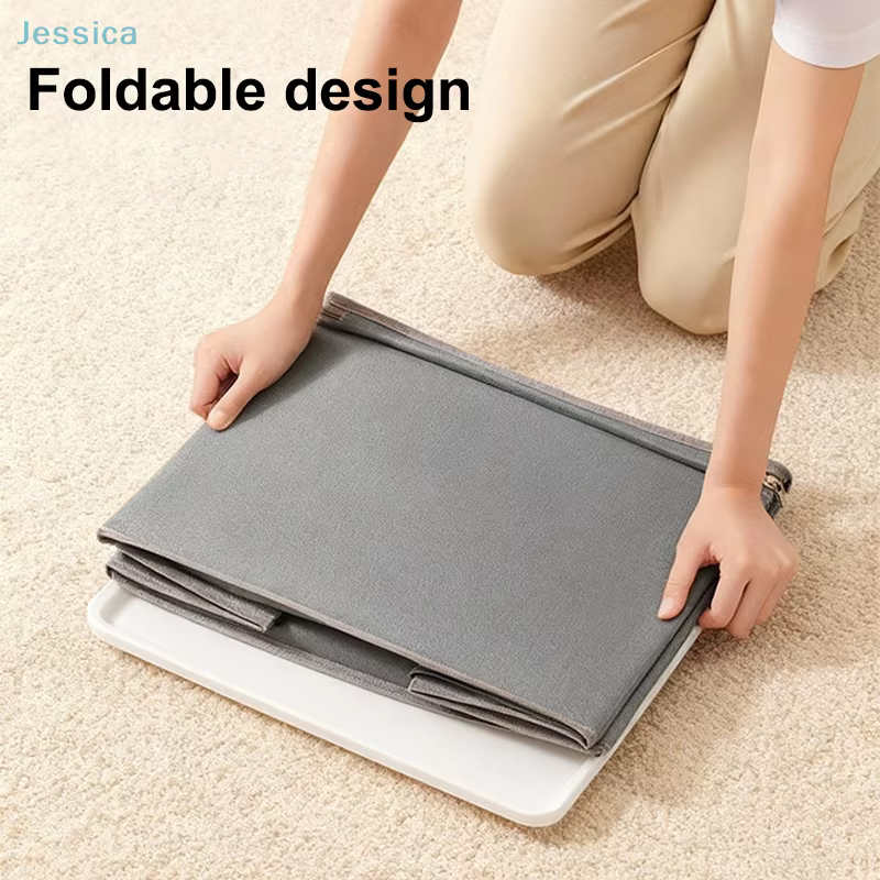 ♥ Boîte de rangement de chaussures pliable en tissu avec compartiments