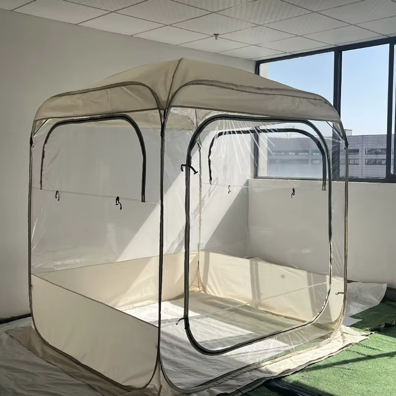 Tente panoramique transparente pour grand espace