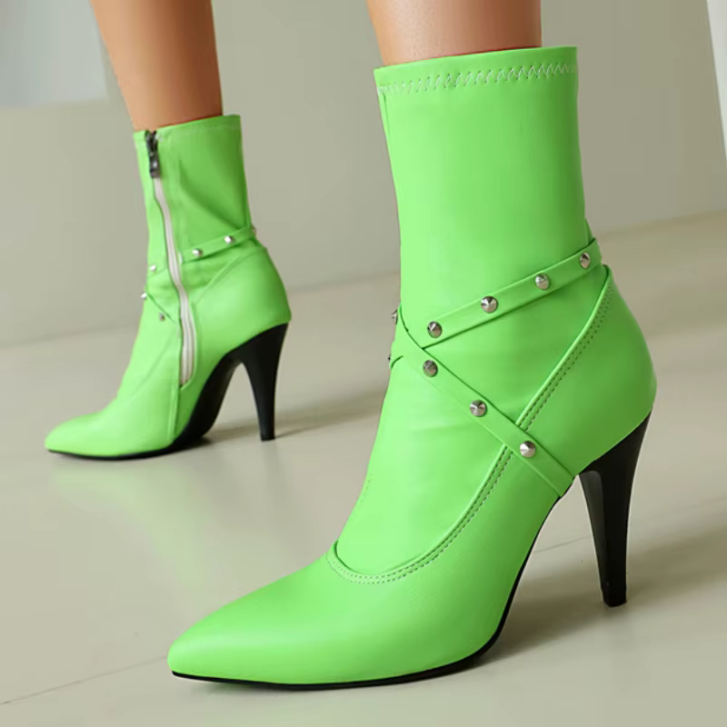 Bottines vertes pour femmes