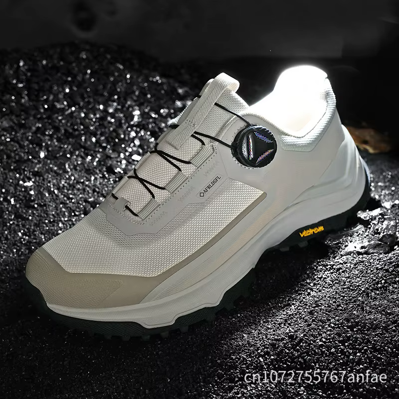 Nouvelles Chaussures de Sport d'Extérieur pour Hommes 2026 Légères Respirantes Antidérapantes Résistantes à l'Usure Amortissantes à Boucle Rotative pour le Camping
