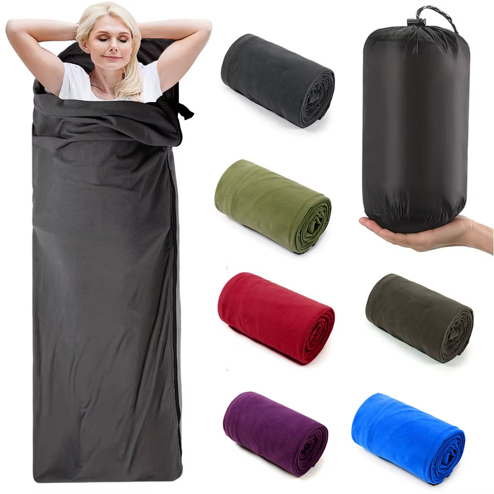Doublure de sac de couchage douce et souriante